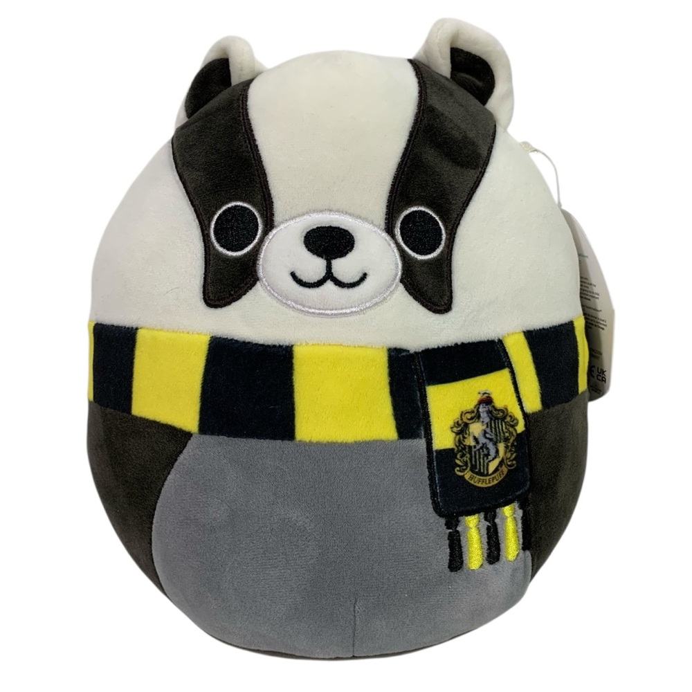 Squishmallows Harry Potter Hufflepuff Badger 10” Plush Collectible NWT